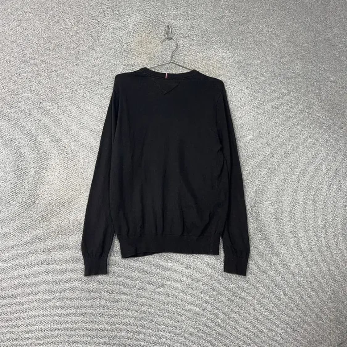 타미힐피거 블랙 로고 울 캐주얼 클래식 남성 니트 M 상품이미지2