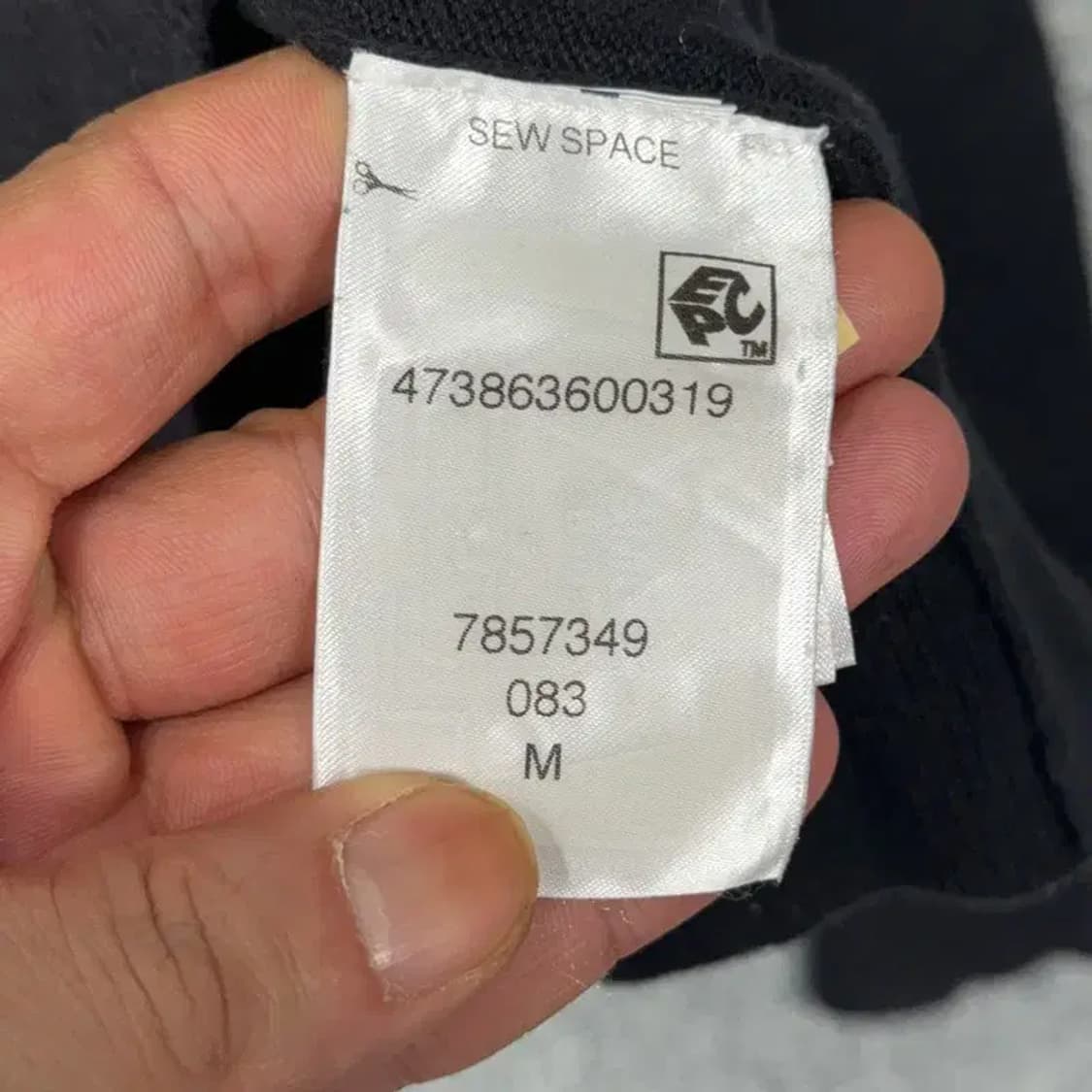 타미힐피거 블랙 로고 울 캐주얼 클래식 남성 니트 M 상품이미지6