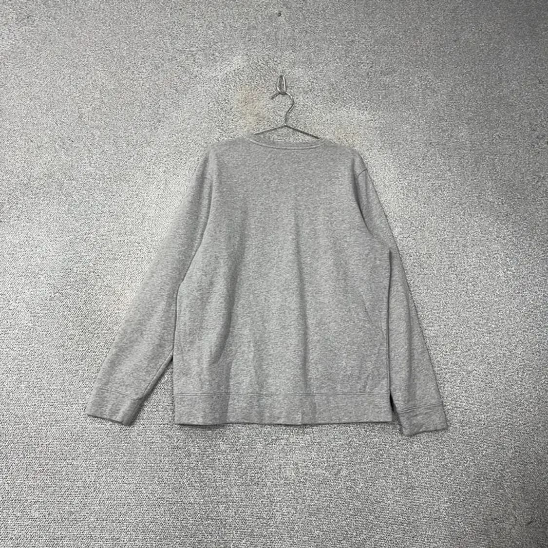 언더아머 센터로고 그레이 캐주얼 오버핏 맨투맨 L 상품이미지2