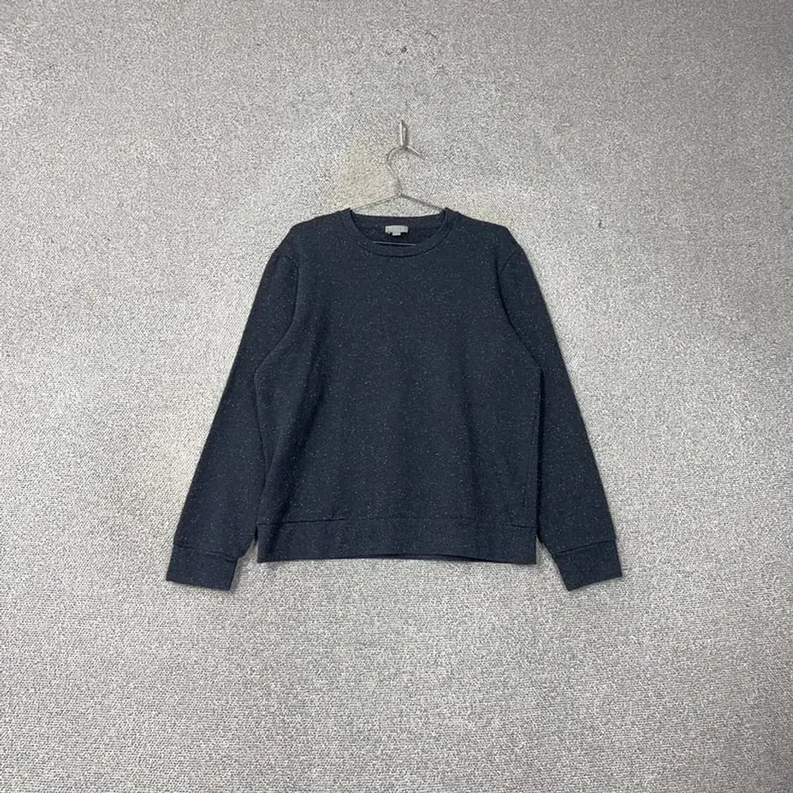 코스 캐주얼 배색 네이비 맨투맨 L 상품이미지1