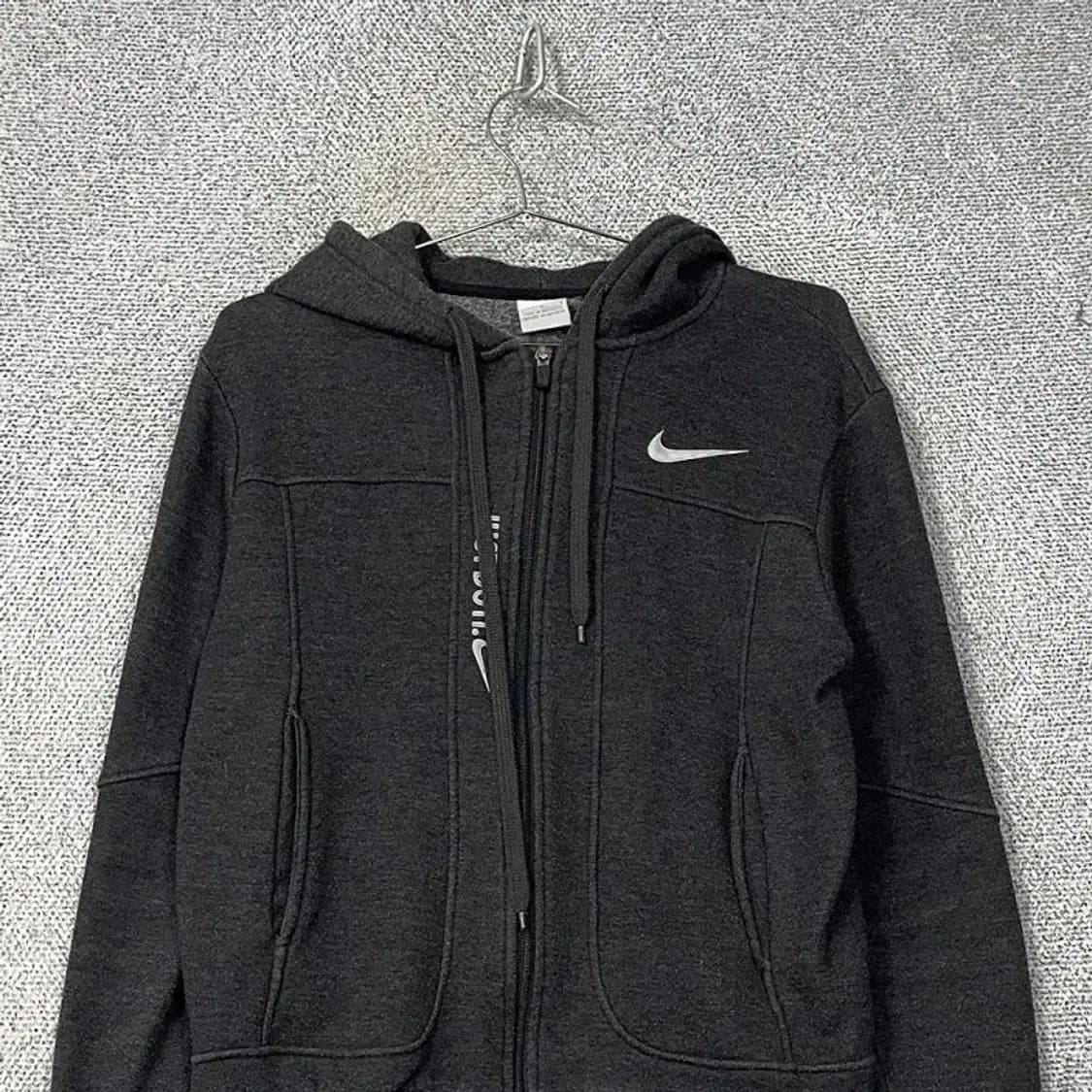 나이키 저스트 두잇 그레이 로고 후드집업 M 상품이미지3