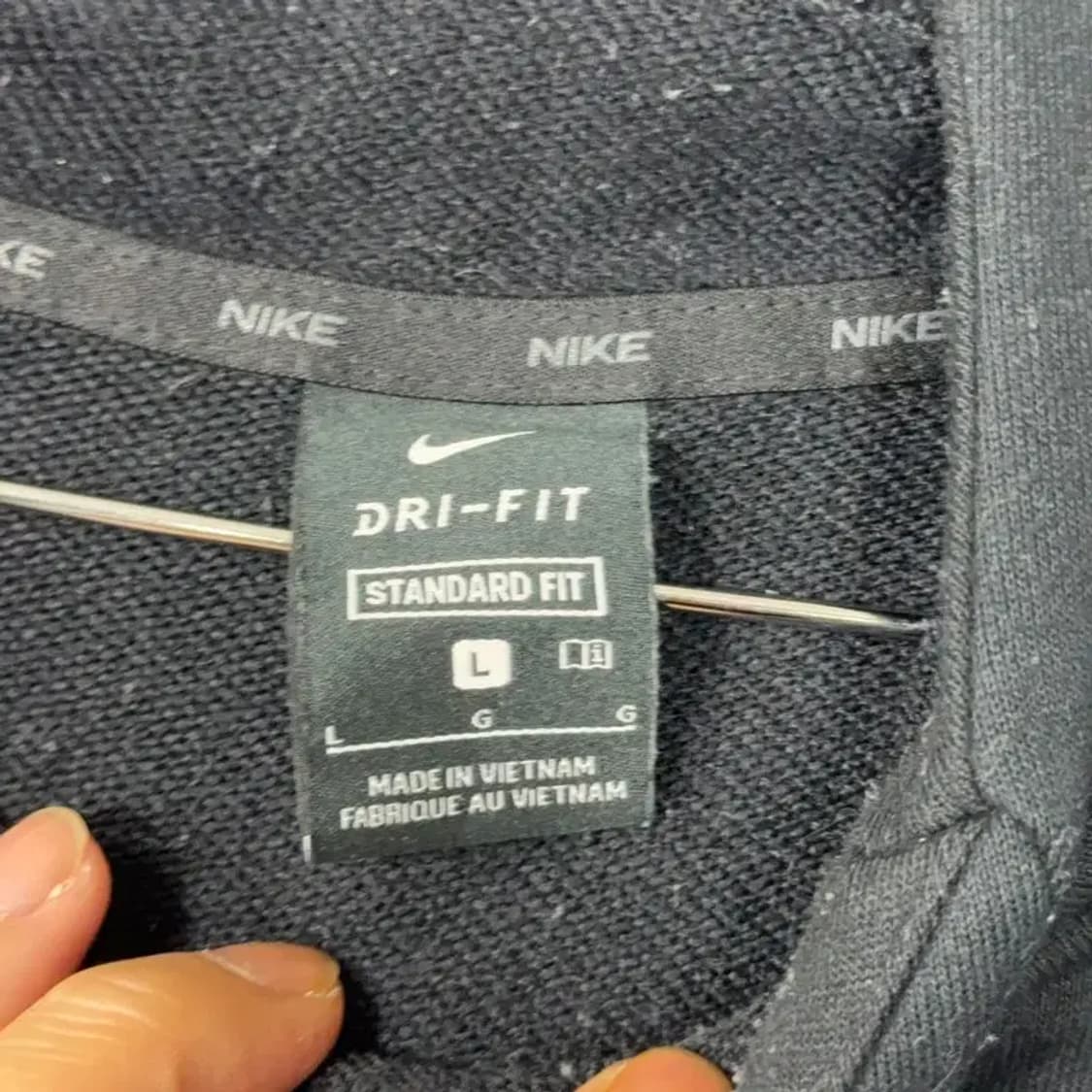 나이키 드라이핏 빅스우시 기능성 블랙 후드티 L 상품이미지3