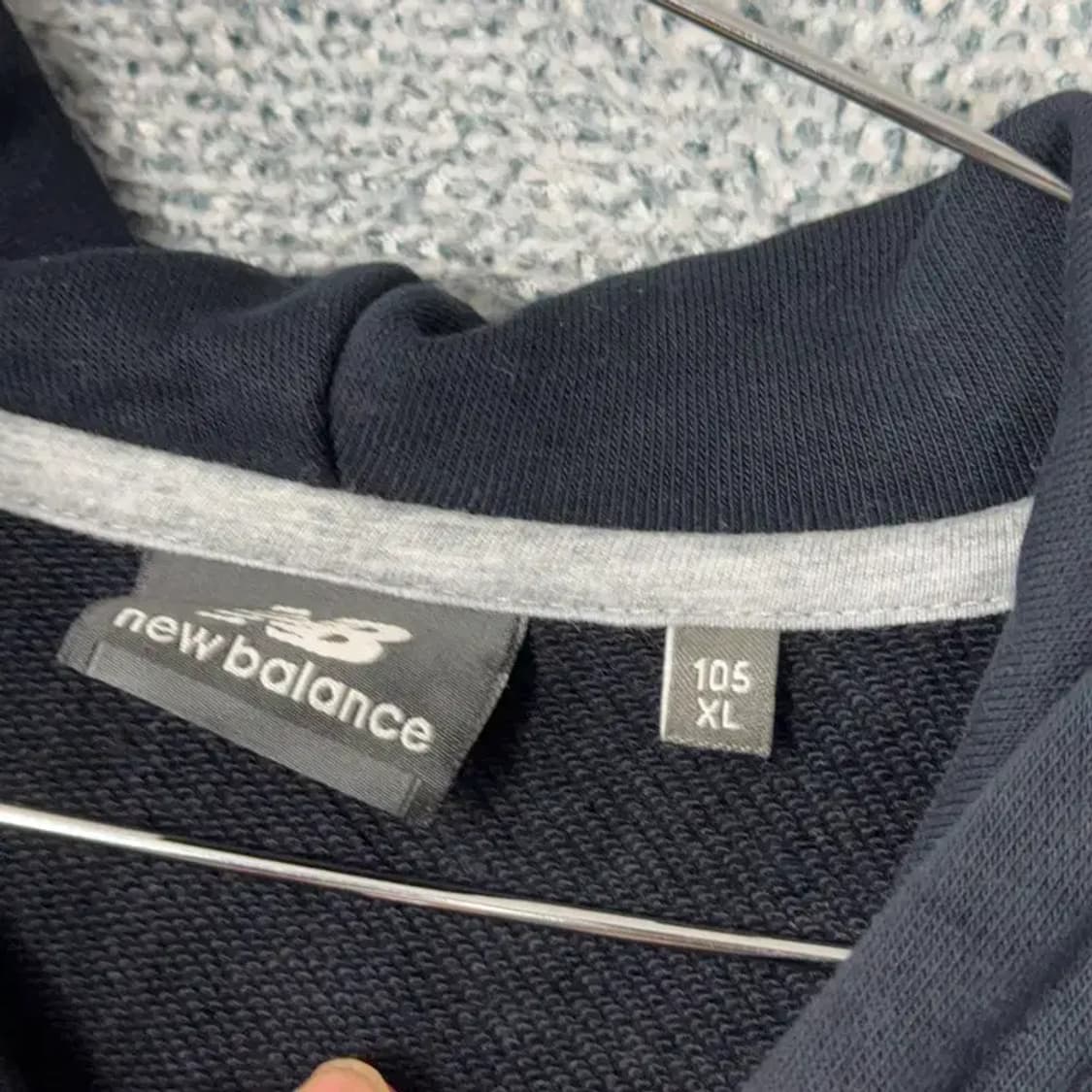 뉴발란스 로고 프린팅 사이드라인 오버핏 후드티 XL 상품이미지3