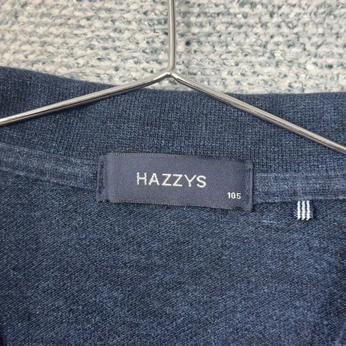 해지스 남성 캐주얼 로고 스트라이프 카라티 105 상품이미지3