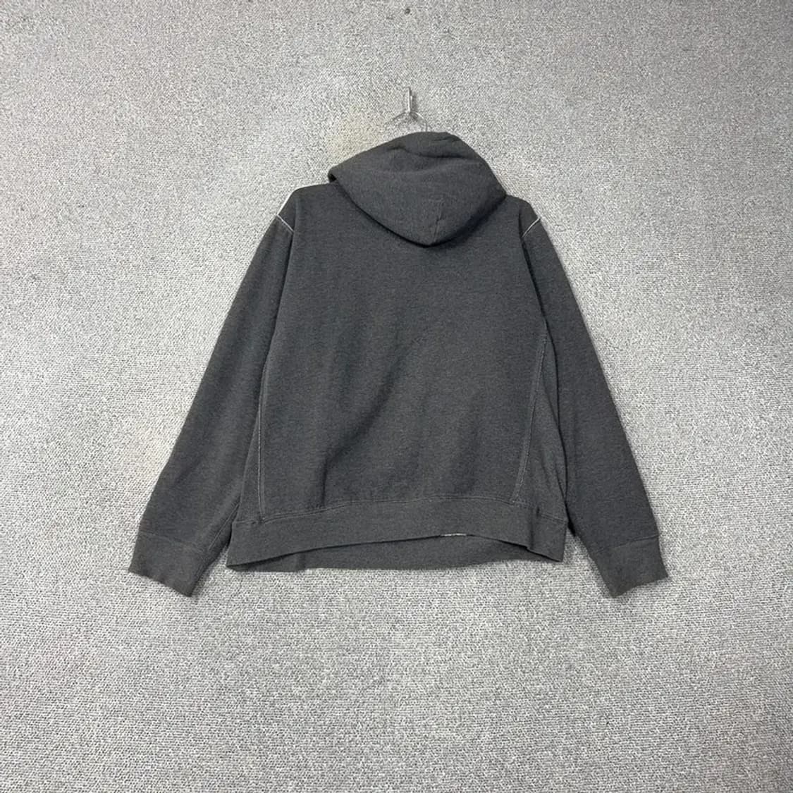 아베크롬비 Y2K 그린 프린팅 로고 빈티지 스티치 후드티 XL 상품이미지2