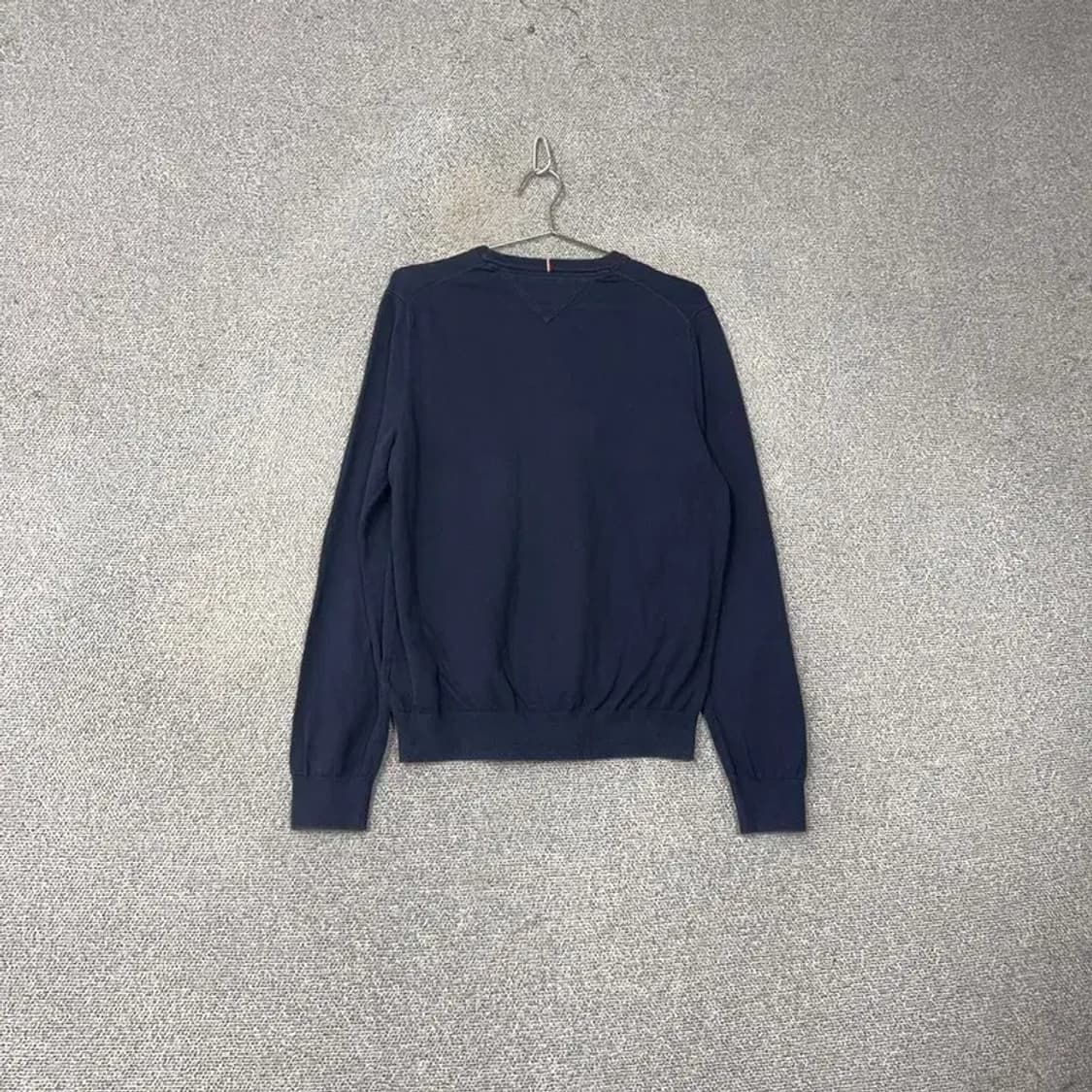 타미힐피거 네이비 로고 코튼 캐주얼 남성 니트 M 상품이미지2