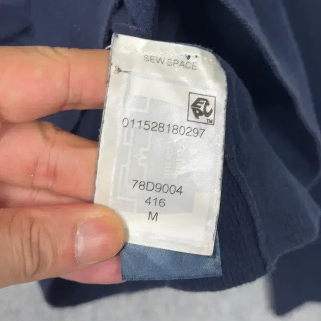 타미힐피거 네이비 로고 코튼 캐주얼 남성 니트 M 상품이미지4