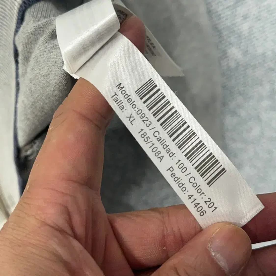 마시모두띠 코튼 캐시미어 그레이 니트 집업 XL 상품이미지6