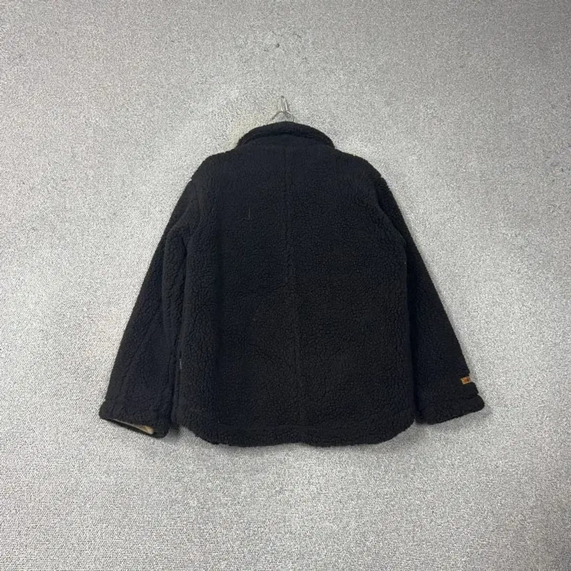 로맨틱 크라운 블랙 양털 로고 플리스 후리스 자켓 M 상품이미지2