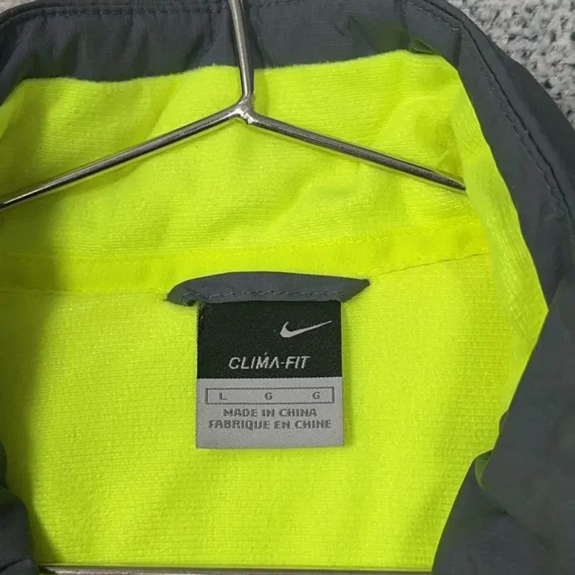 나이키 클리마핏 로고 기능성 운동 그레이 바람막이 윈드자켓 L 상품이미지3
