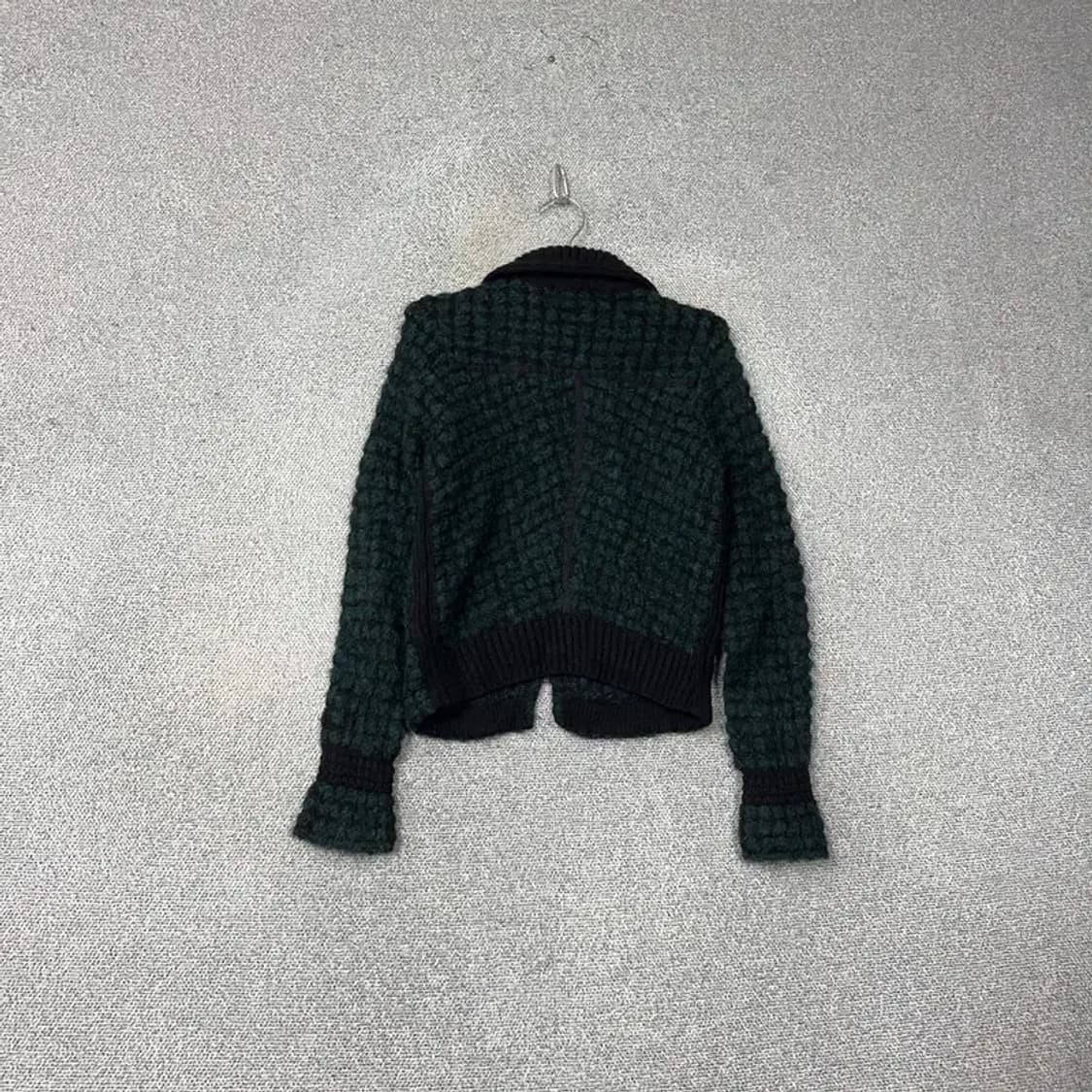 시스템 여성 한섬 그린 클래식 울 니트 카라 집업 F 상품이미지2