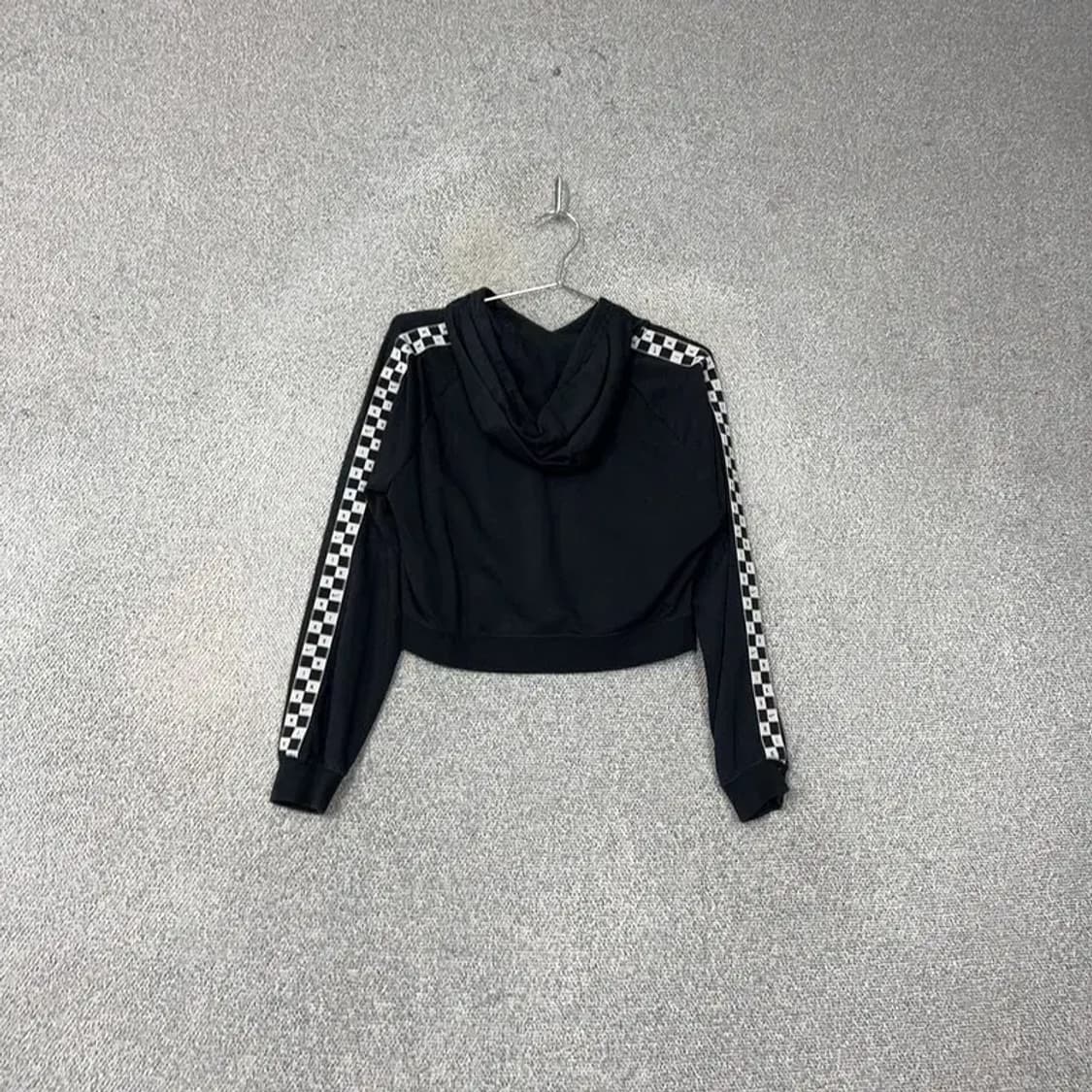 나이키 빅스우시 프린팅 블랙 크롭 후드티 S 상품이미지2