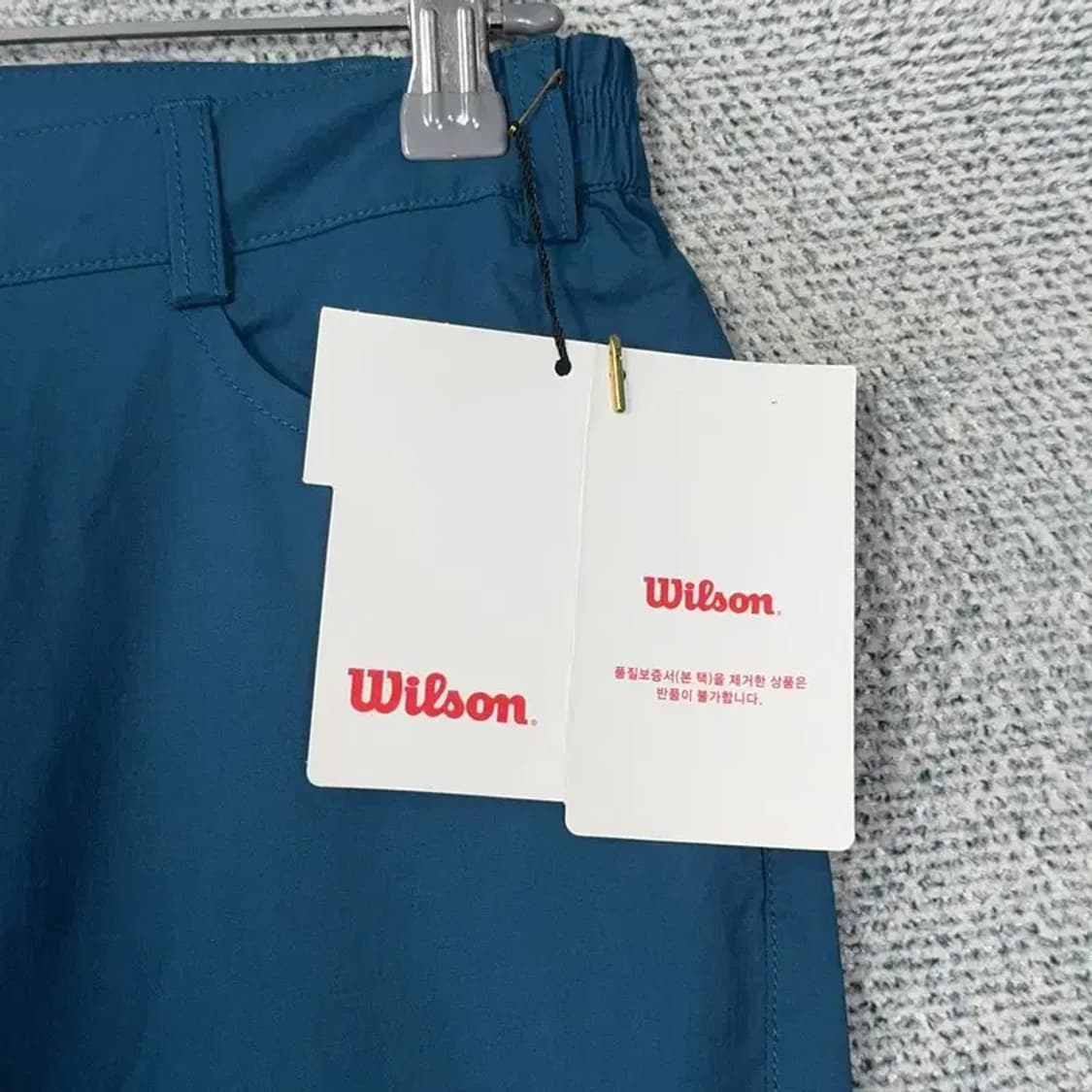 [새상품]윌슨 여성 기능성 운동 블루 팬츠 28 상품이미지6