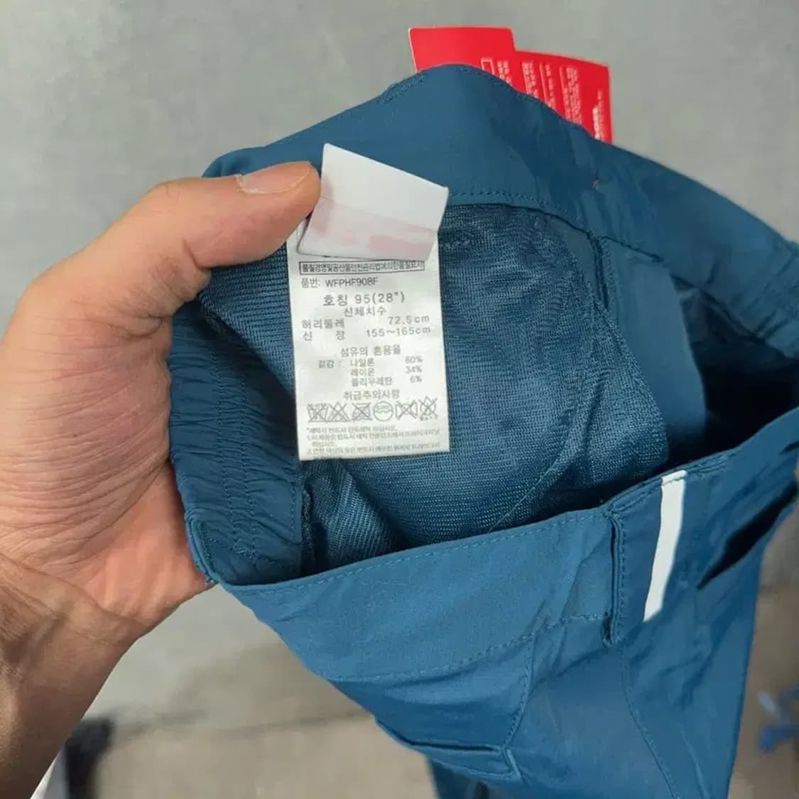 [새상품]윌슨 여성 기능성 운동 블루 팬츠 28 상품이미지7