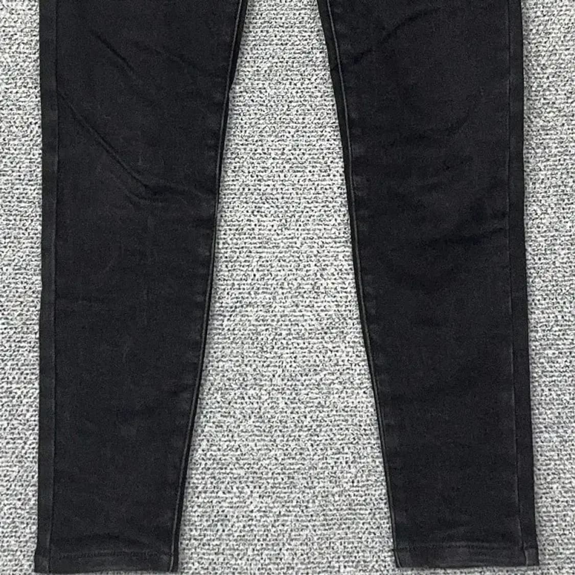 게스 삼각로고 스판 흑청 스키니진 25 상품이미지4