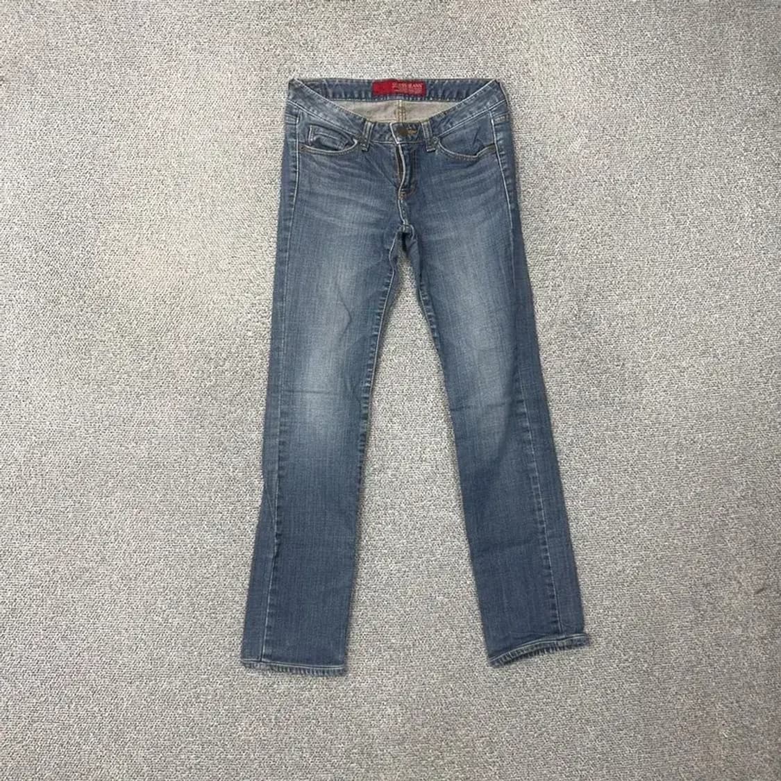 게스 진스 여성 워싱 일자핏 청바지 데님팬츠 26 상품이미지1