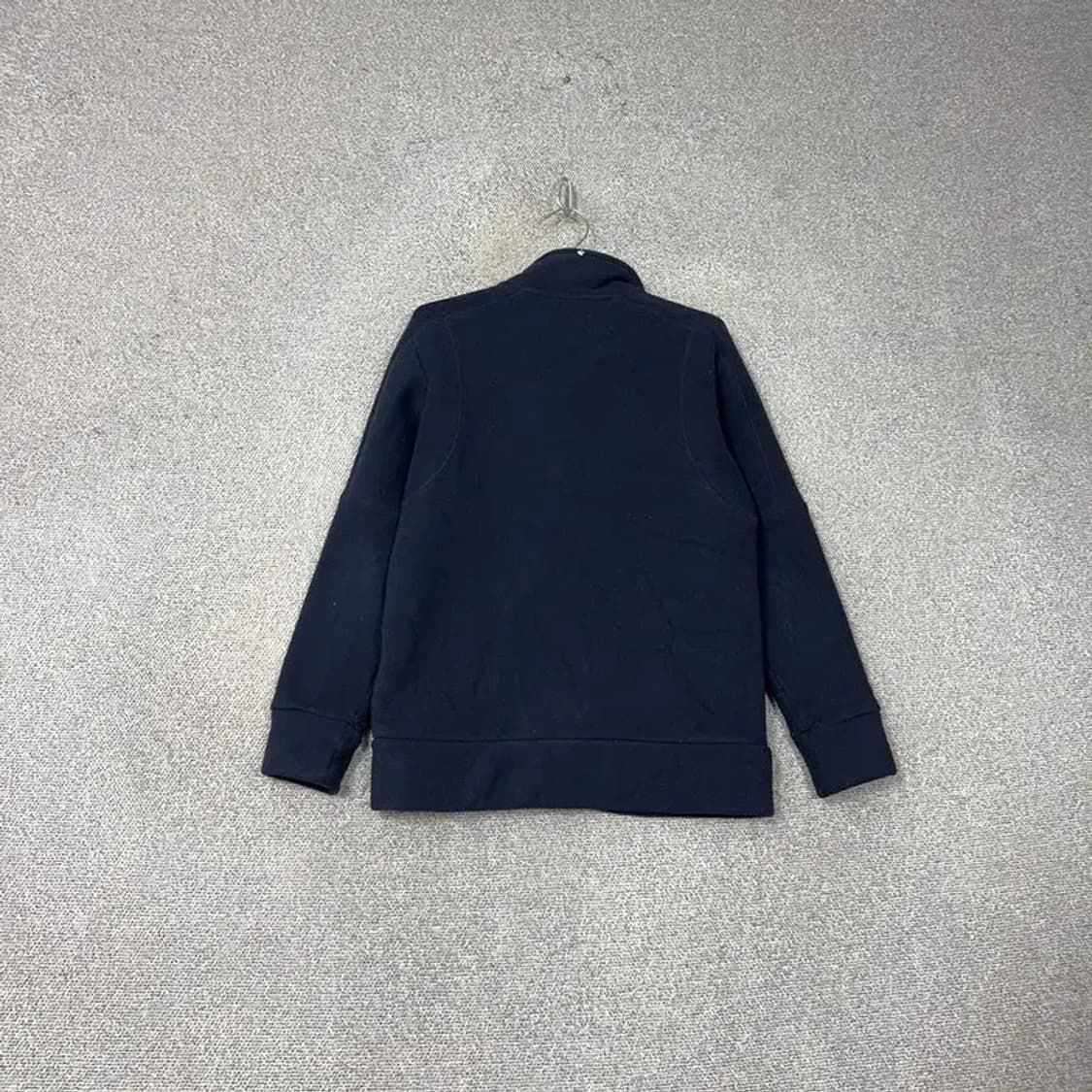 아디다스 남성 캐주얼 완장 로고 네이비 기모 후리스 집업 95 상품이미지2