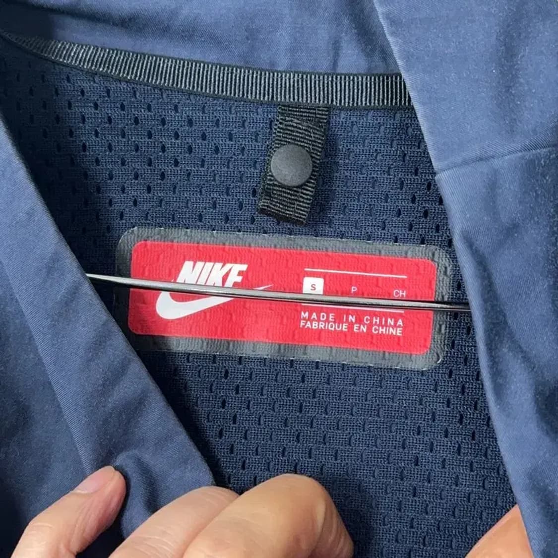 나이키 여성 네이비 코트 바람막이 S 상품이미지6