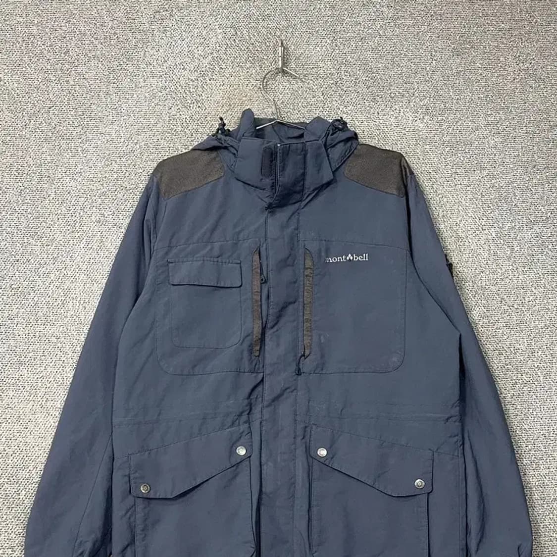몽벨 네이비 포켓 등산 바람막이 XXL 상품이미지3