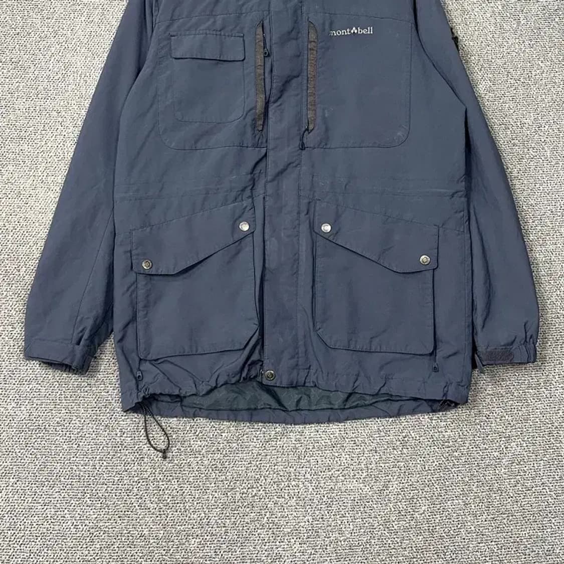 몽벨 네이비 포켓 등산 바람막이 XXL 상품이미지4