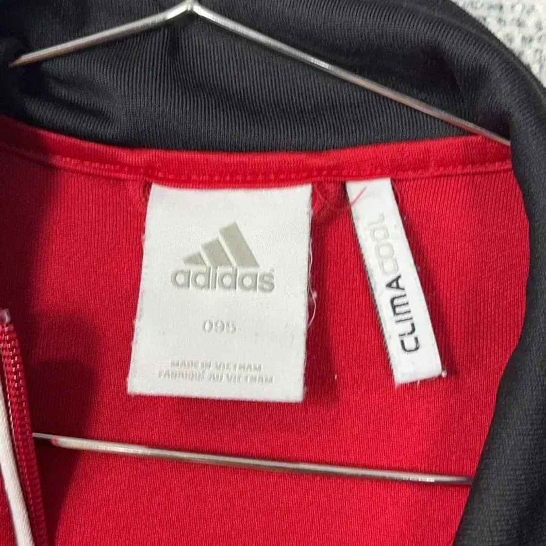 아디다스 기능성 레드 집업 저지 95 상품이미지3