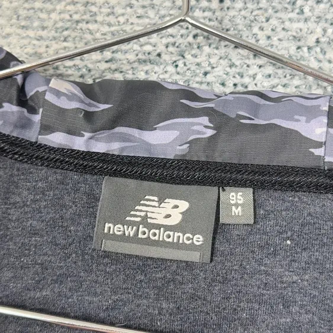 뉴발란스 로고 블랙 집업 95 상품이미지3
