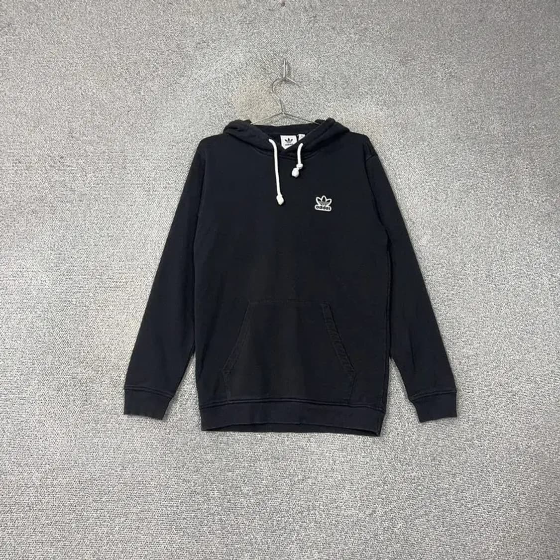 아디다스 블랙 불꽃 로고 후드티 M 상품이미지1