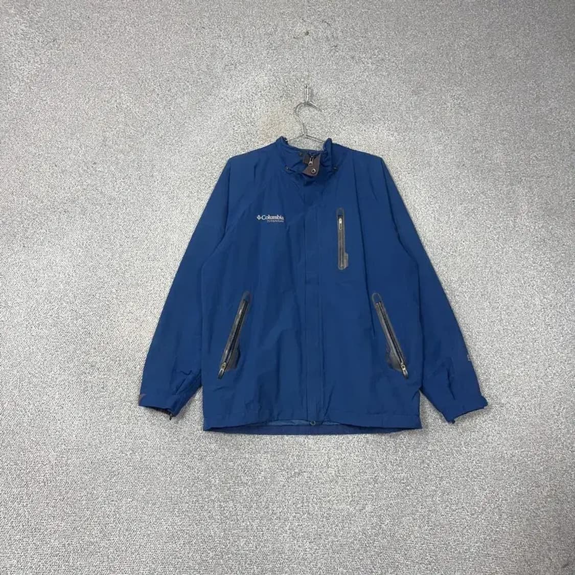 콜롬비아 블루 고어텍스 기능성 바람막이 L 상품이미지1