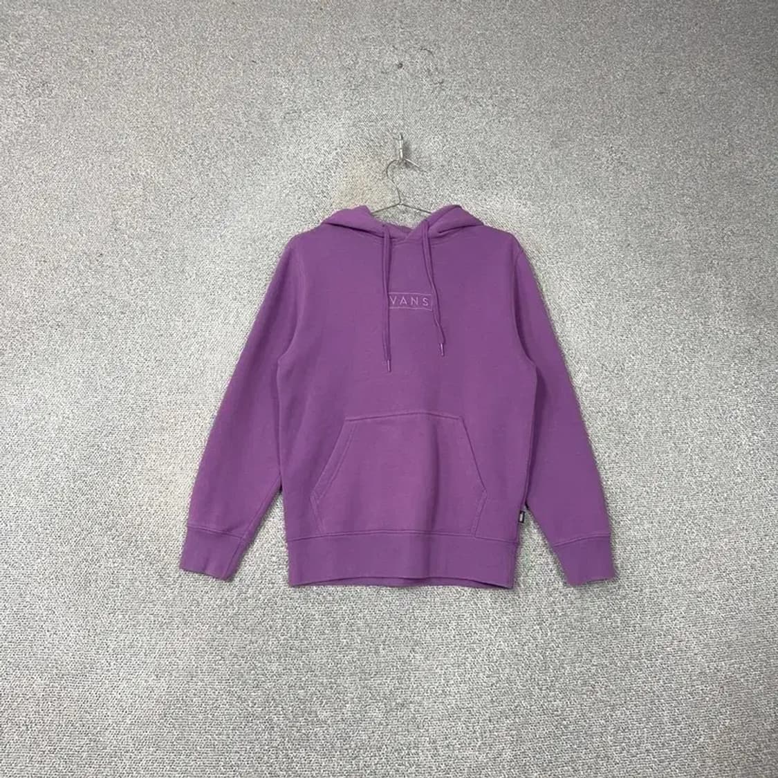 반스 센터 스펠로고 퍼플 후드티 S 상품이미지1