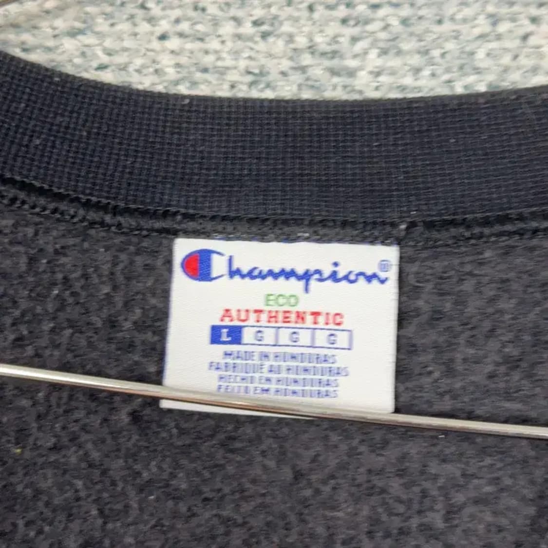 챔피온 블랙 오버핏 스웻셔츠 맨투맨 S 상품이미지3