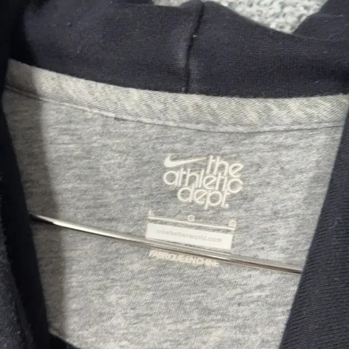 나이키 빈티지 프린팅 블랙 후드티 L 상품이미지3