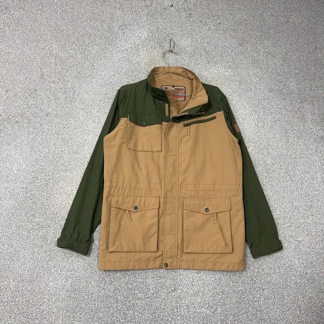 아이더 남성 베이지 사파리 기능성 필드 바람막이 자켓 L 상품이미지1