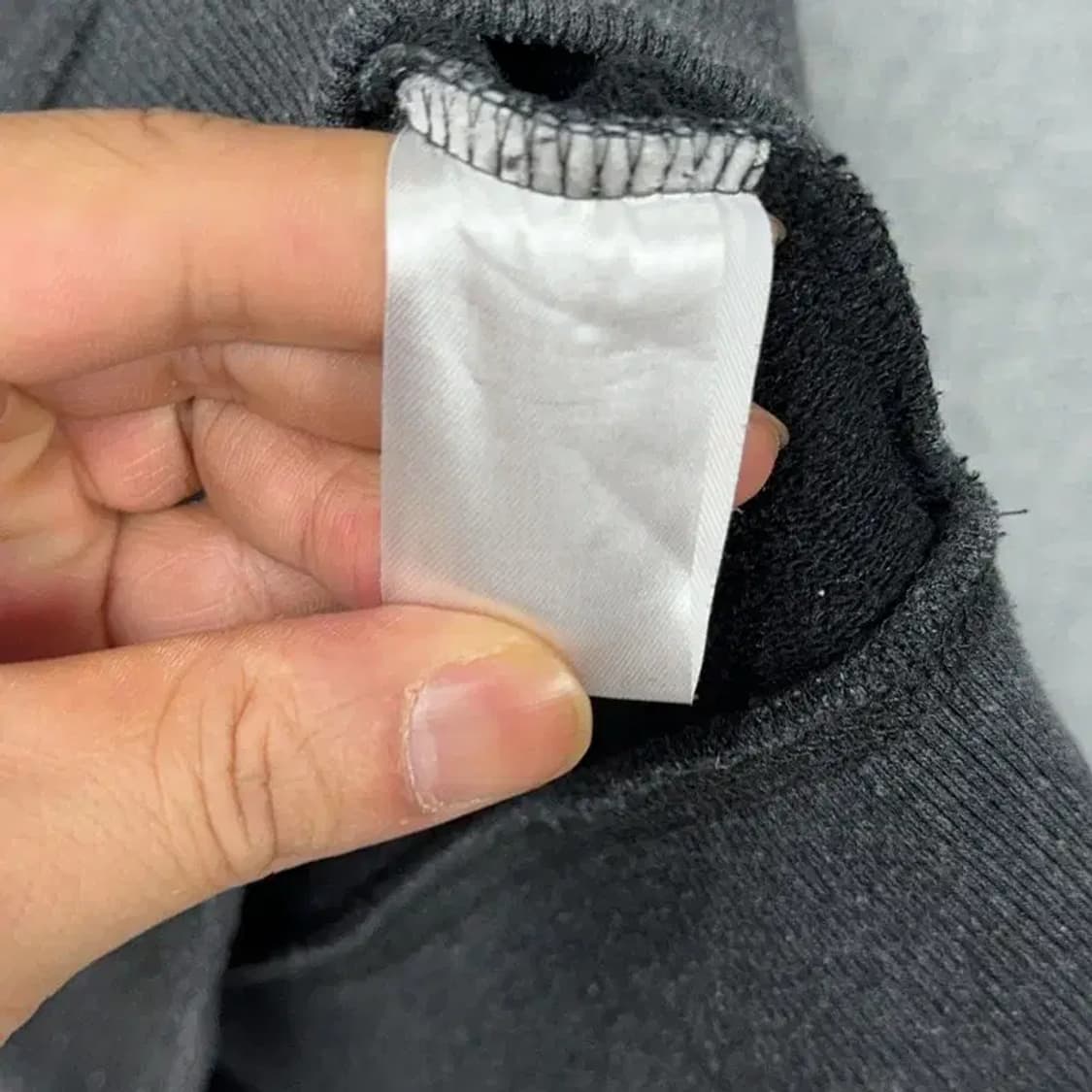 캉골 프린팅 로고 남성 딥 그레이 캐주얼 맨투맨 M 상품이미지4