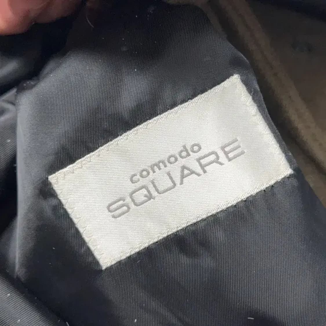 코모도 스퀘어 브라운 3버튼 클래식 남성 싱글 코트 95 상품이미지6