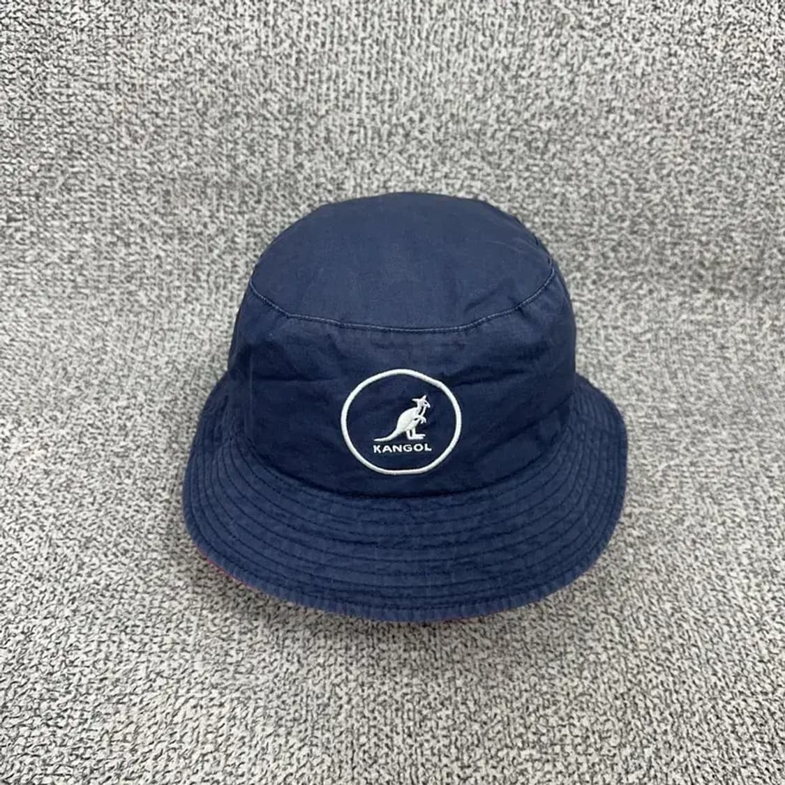 캉골 로고 캐주얼 네이비 버킷햇 L 상품이미지1