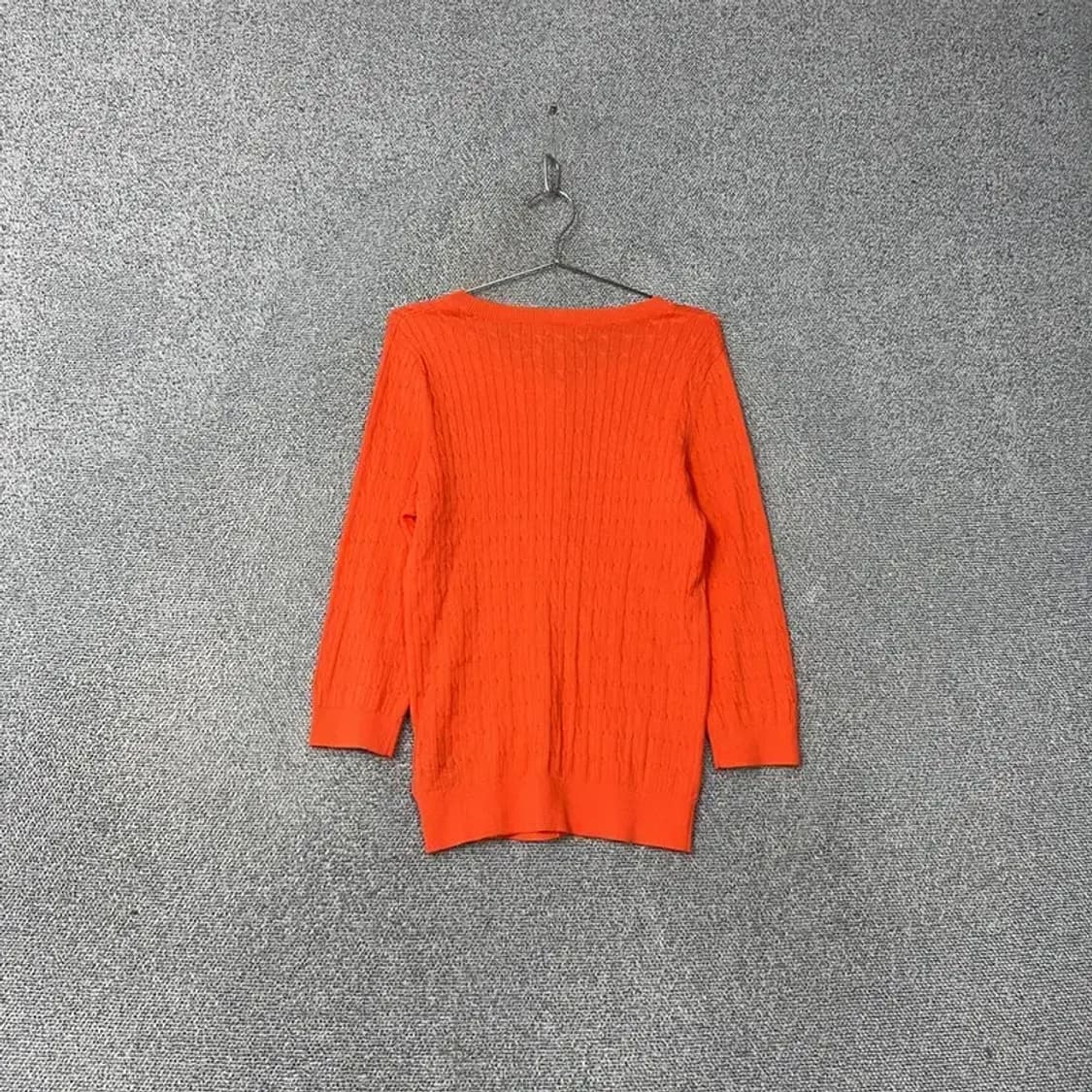 타미힐피거 피마코튼 오렌지 가디건 M 상품이미지2