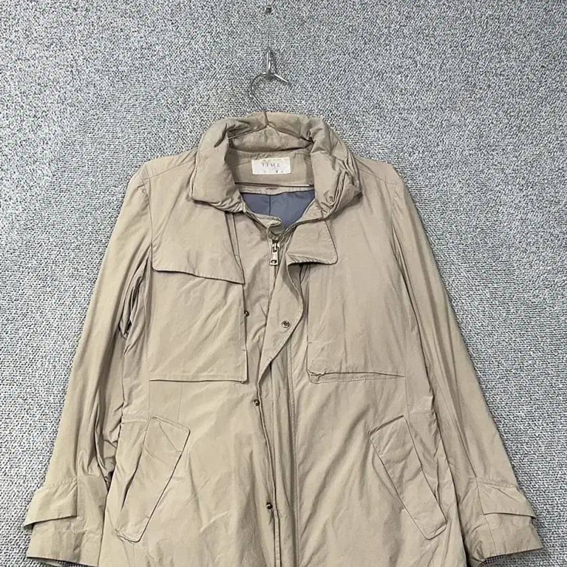 한섬 타임 여성 베이지 트렌치 코트 100 상품이미지3