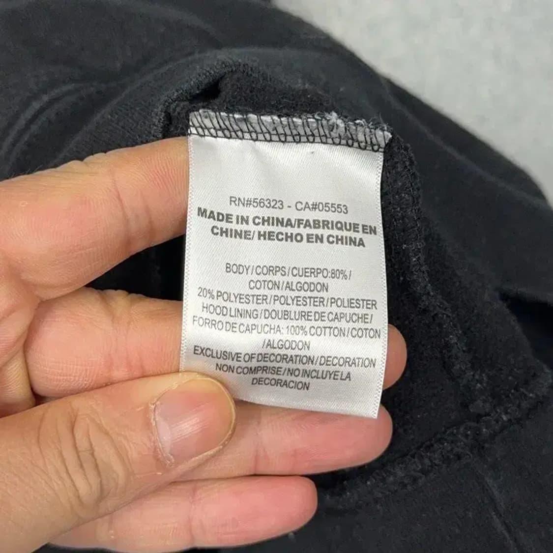 나이키 스우시 블랙 후드티 S 상품이미지4