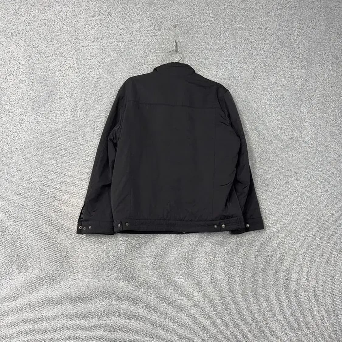 라코스테 남성 로고 블랙 털 워크 집업 자켓 100 상품이미지2