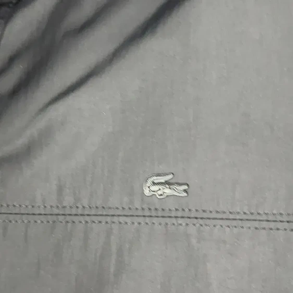 라코스테 남성 로고 블랙 털 워크 집업 자켓 100 상품이미지3