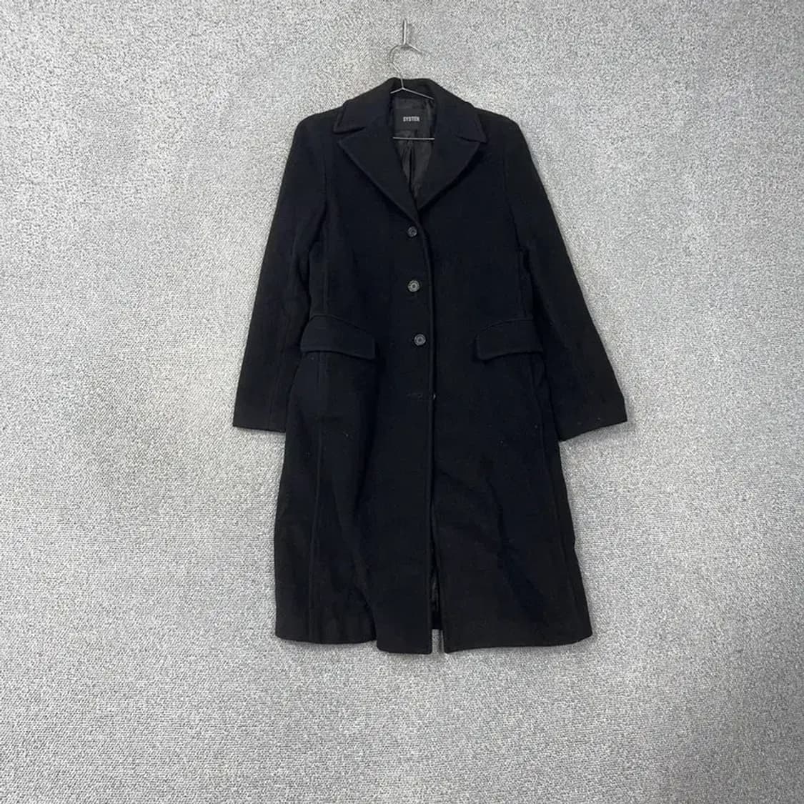 한섬 시스템 버튼 블랙 코트 88-98-165 상품이미지1