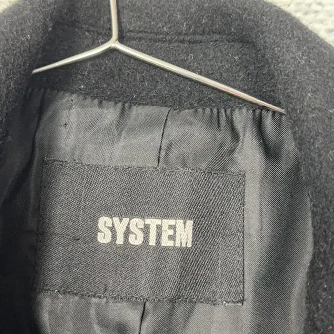 한섬 시스템 버튼 블랙 코트 88-98-165 상품이미지5