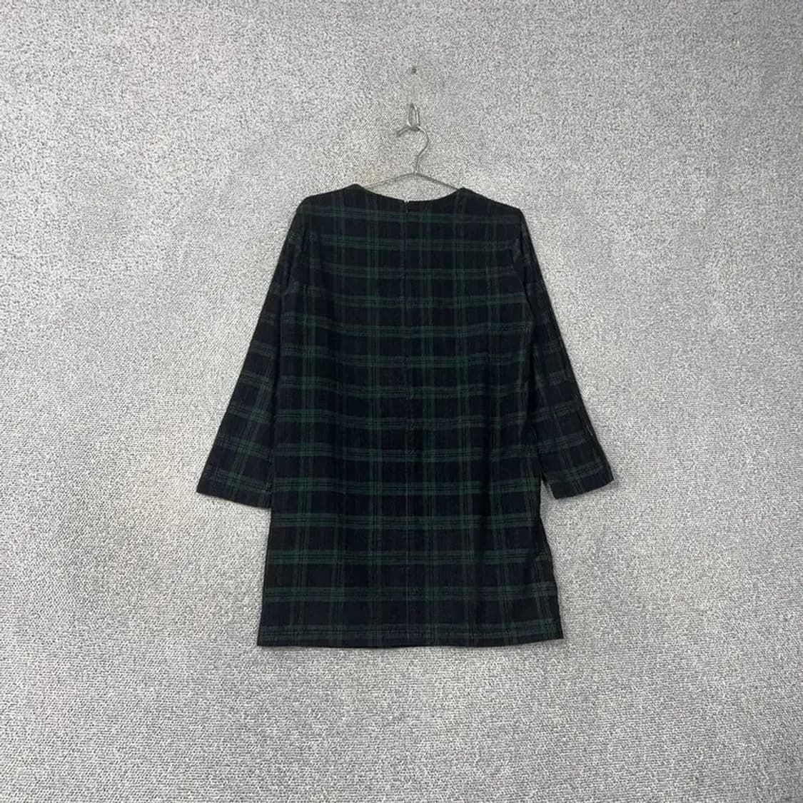 플라스틱아일랜드 체크 그린 미니 원피스 XS 상품이미지2