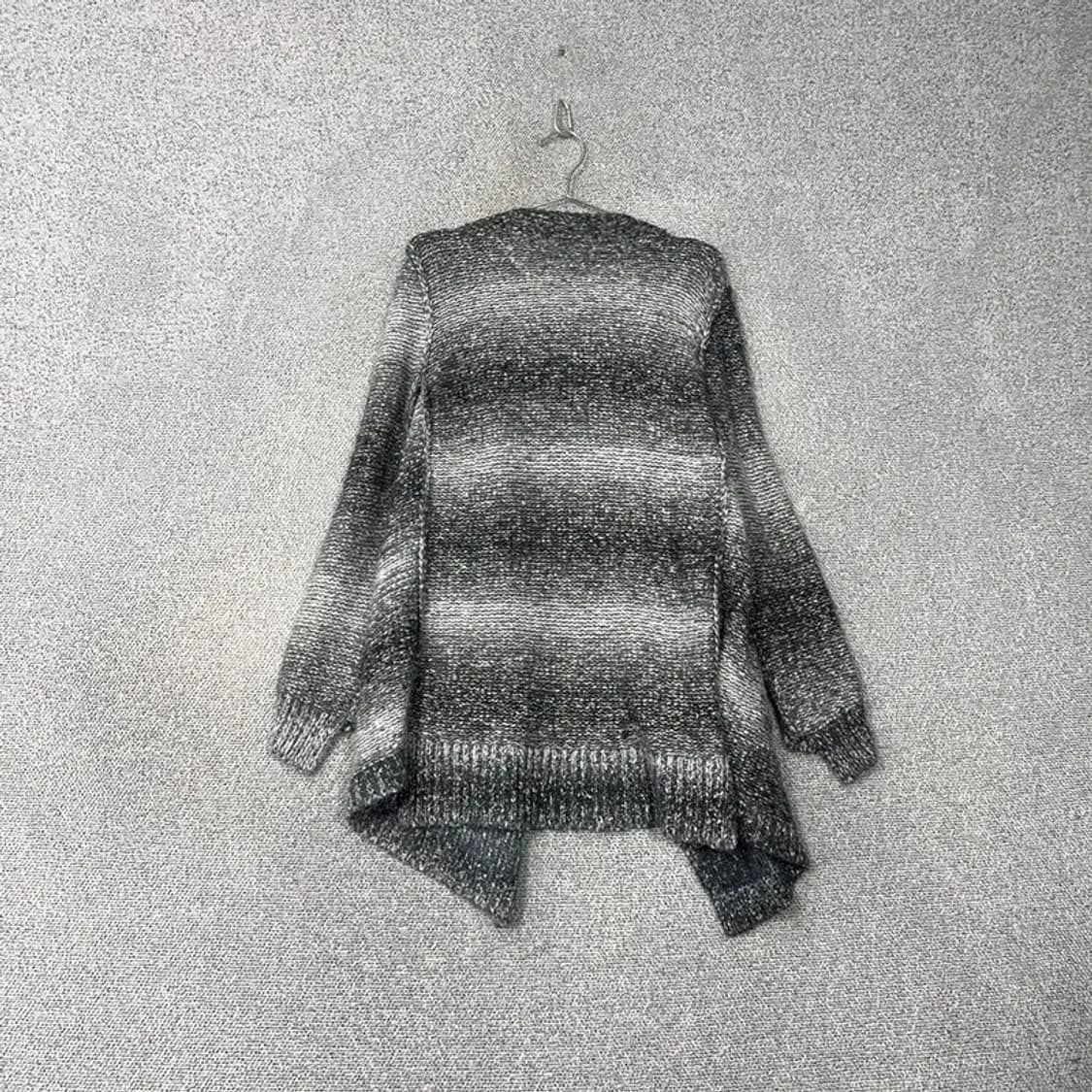 타미힐피거 스트라이프 그레이 롱 가디건 S 상품이미지2