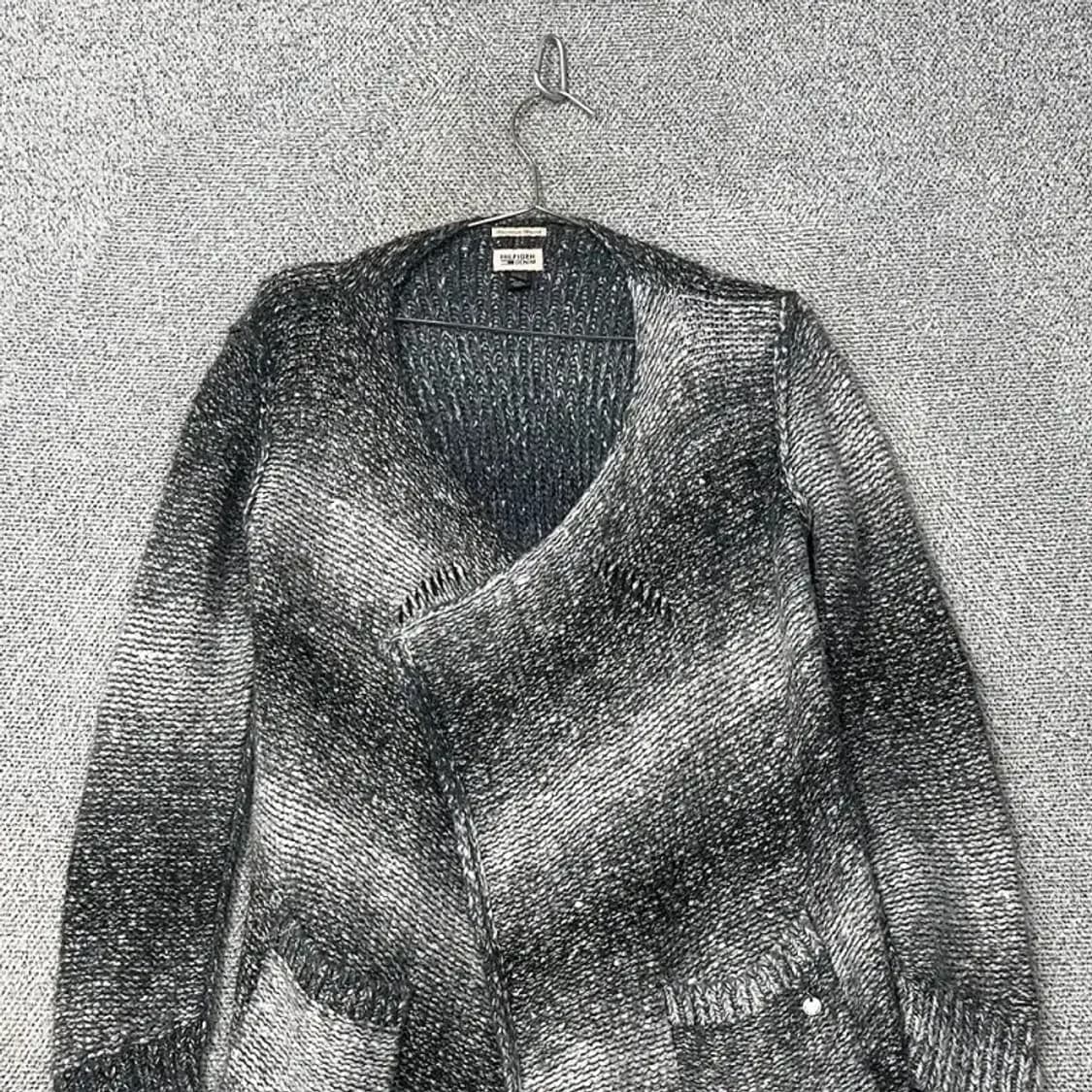 타미힐피거 스트라이프 그레이 롱 가디건 S 상품이미지3