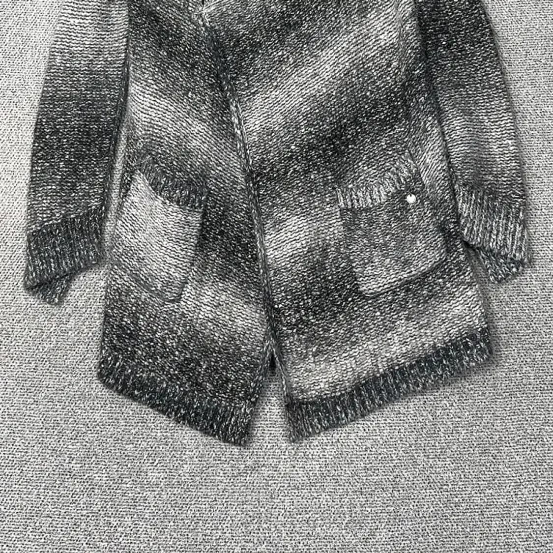 타미힐피거 스트라이프 그레이 롱 가디건 S 상품이미지4