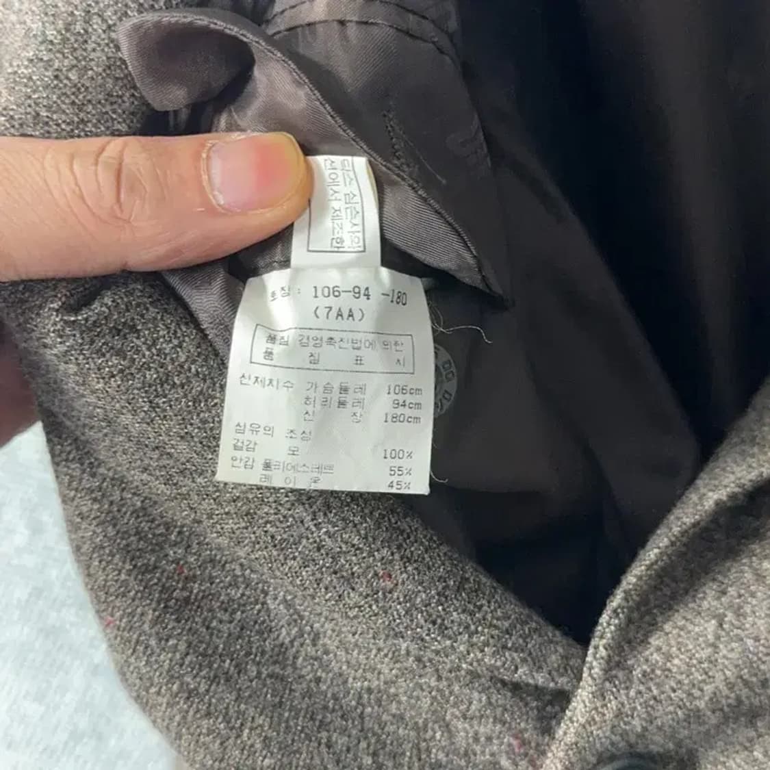 닥스 캐주얼 울 브라운 블레이저 105 상품이미지6