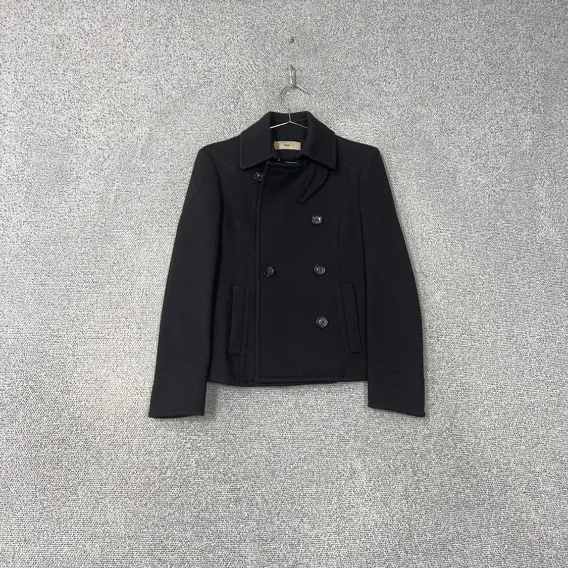 한섬 시스템 블랙 울 숏 코트 82-94-160 상품이미지1