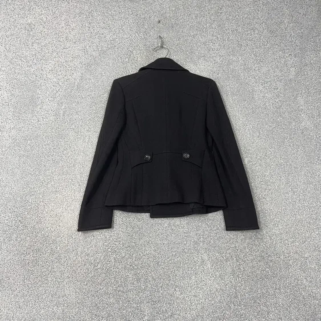 한섬 시스템 블랙 울 숏 코트 82-94-160 상품이미지2