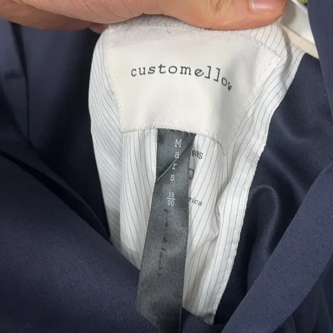 커스텀멜로우 울 네이비 블레이저 M 상품이미지3